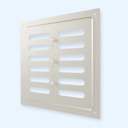 2020MER Beige ERA Решетка вентиляционная MER регулируемая 200х200 окраш.сталь Beige